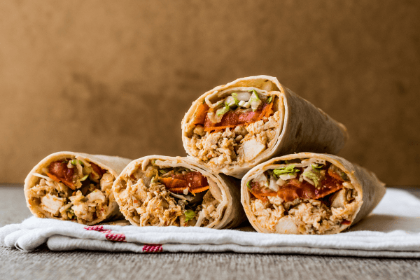 Loaded shawarma wrap