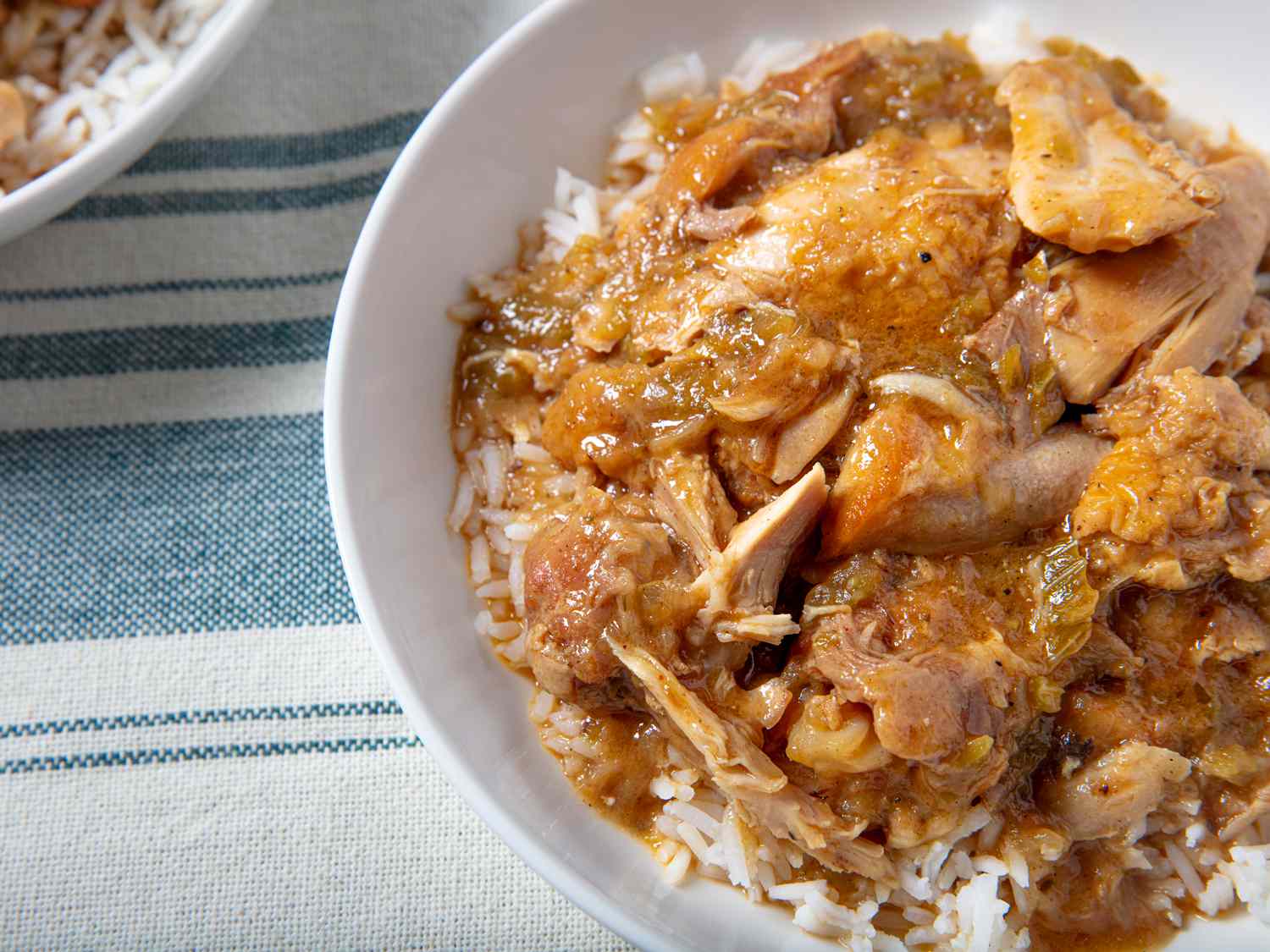 Chicken meal close-up