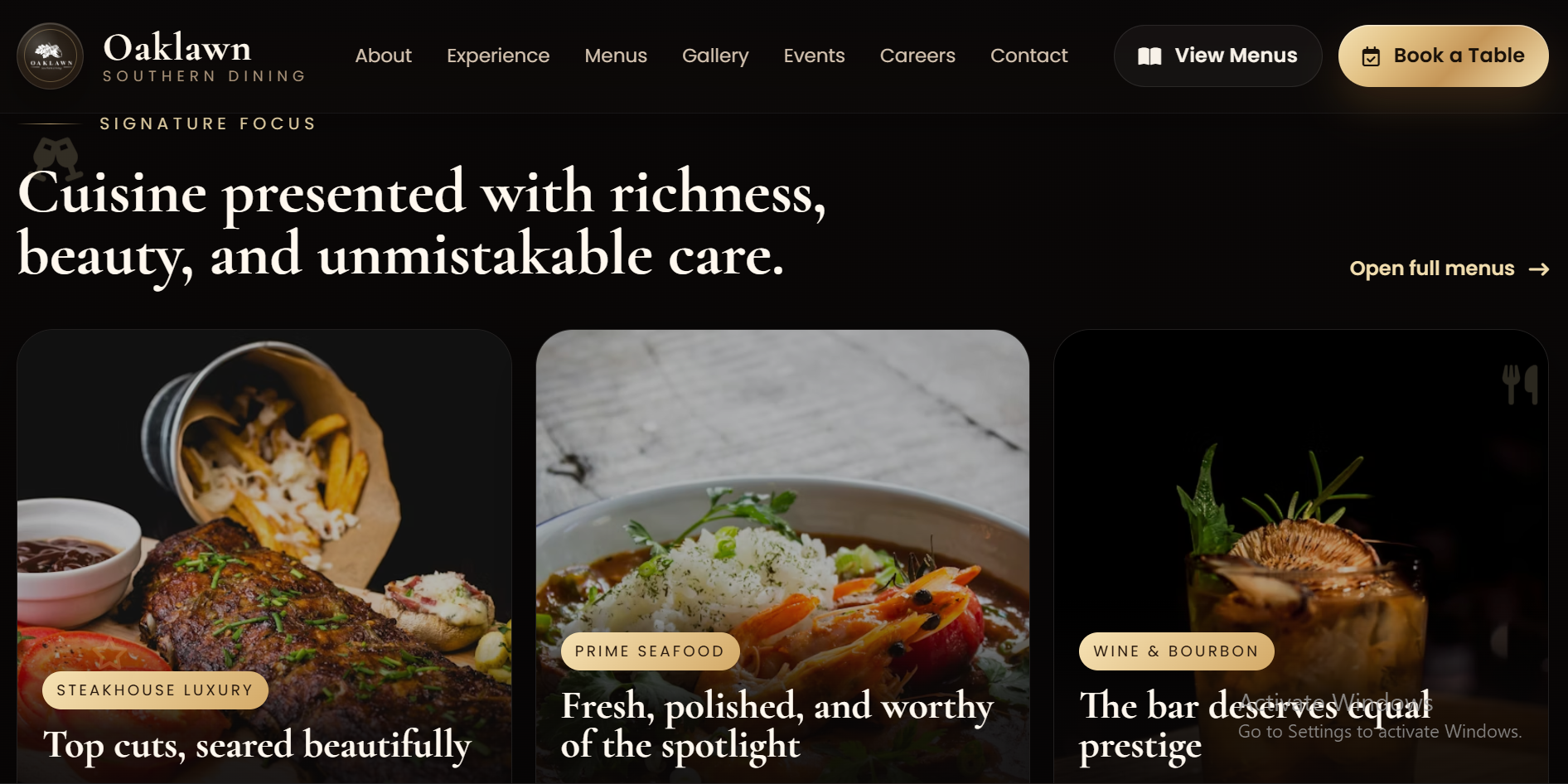 Oaklawn Southern Dining
