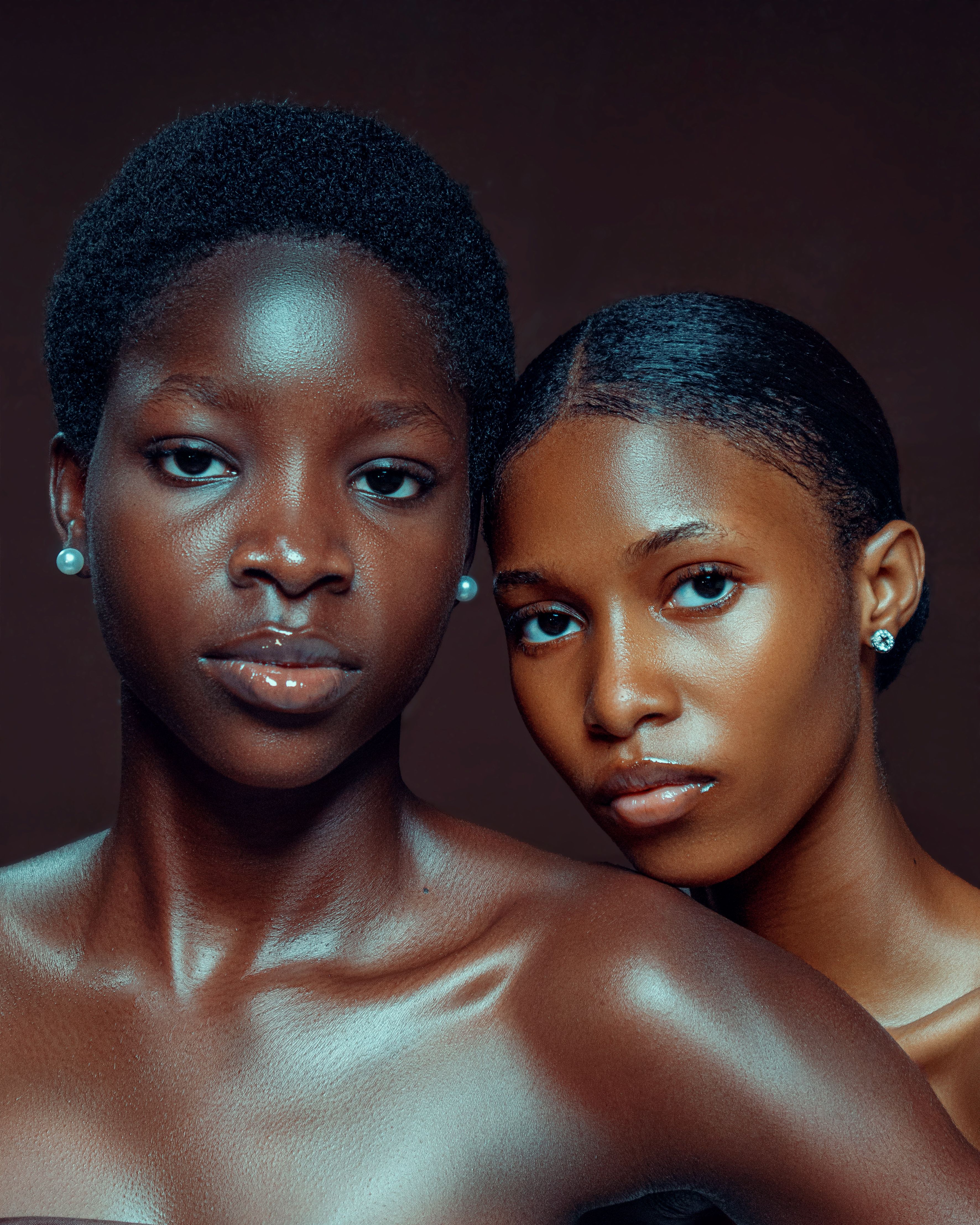 Beauty editorial with a timeless cinematic mood