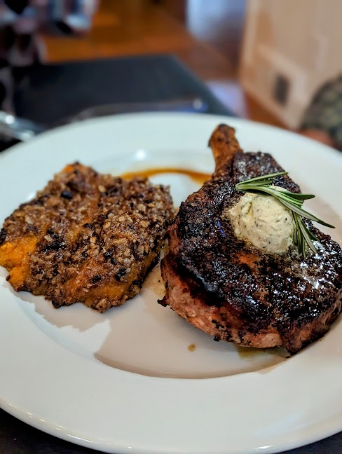 Dinner plate at Oaklawn